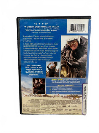 The World's Fastest Indian DVD Starring Anthony Hopkins - Magnolia, Very Good