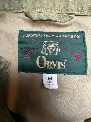 Orvis Men's M Olive Cotton Hunting Field Utility Jacket
