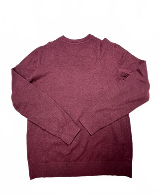 GAP Men's Burgundy Crew Neck Sweater Size XS Soft Knit Longs