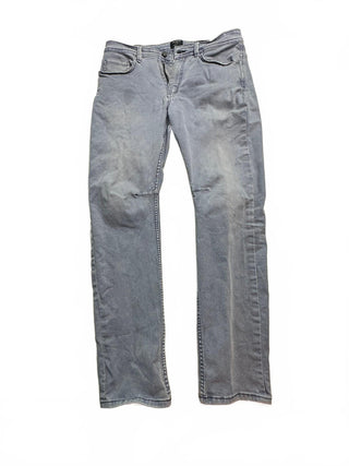 Cotton On Men's Light Blue Tapered Leg Denim Jeans, Size 32x