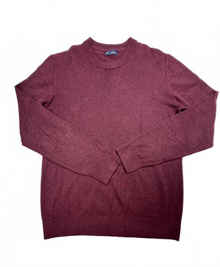 GAP Men's Burgundy Crew Neck Sweater Size XS Soft Knit Longs