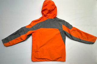 Spyder Kids XL 18 Orange Gray Hooded Ski Jacket