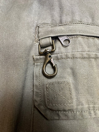 Orvis Men's M Olive Cotton Hunting Field Utility Jacket