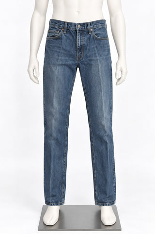 Levi's Men's Blue Denim Straight Fit Jeans, Medium Wash, 31