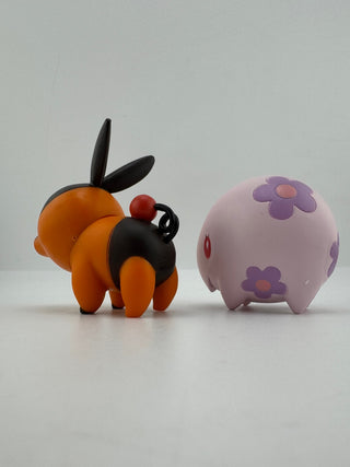 2011 Pokemon JAKKS Munna Tepig Figure Lot Black White