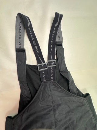 Polar Edge Silver Series Men's XL Black Insulated Snow Bibs