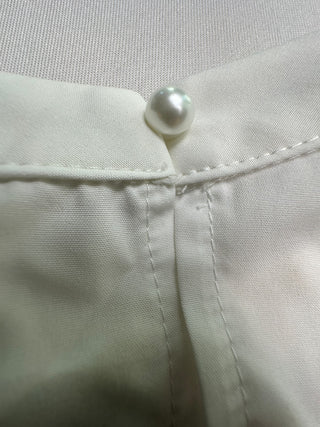 SHEIN White Cold Shoulder Halter Blouse Women's L