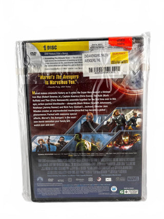 Marvel's The Avengers DVD - Action Superhero Movie, Very Good Condition, Bonus &
