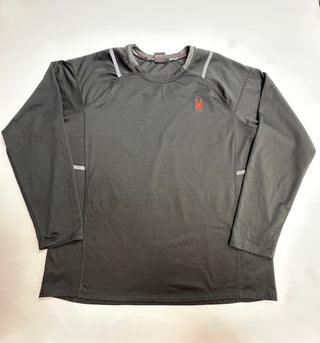 Spyder Active Men's Black Long Sleeve Performance Shirt L