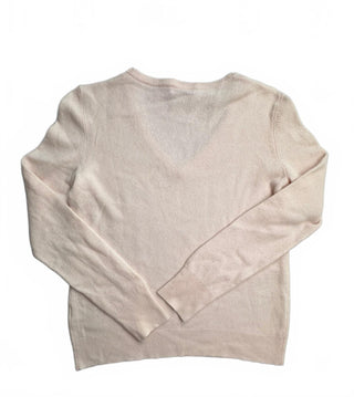 Equipment Femme 100% Cashmere V Neck Sweater Pink L