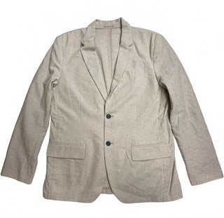 Old Navy Men's Linen Blend Blazer Large Tall Beige