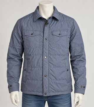32 Degrees Heat Men's Large Quilted Blue Polyester Down
