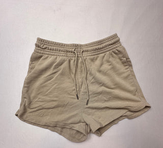 H&M Women’s Beige Drawstring Sweat Shorts Size S