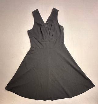 SHEIN Women's Black Fit & Flare V-Neck Dress Size 6