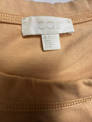 COS Men's L Tan Beige Crew Neck Short Sleeve T-Shirt