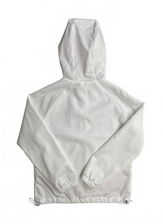 MANFINITY White Hooded Anorak Windbreaker Men S
