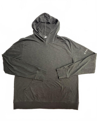 Elevate Men's Black Hoodie with Delta Logo Lightweight Large