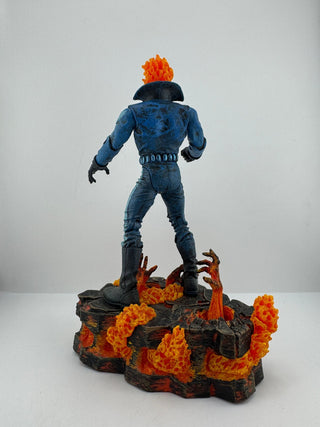 2007 Marvel Select Ghost Rider Figure Hellfire Base