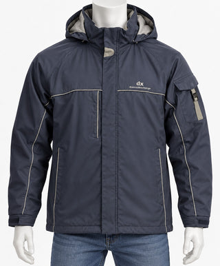 Dunbrooke Men's Large Hooded Jacket with Zip and Pockets