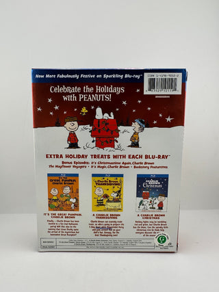 Peanuts Deluxe Holiday Collection 3 Remastered Classics Blu-ray Set