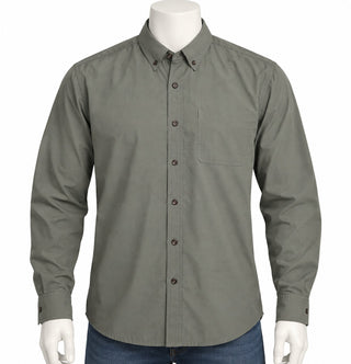 Coolibar Men's UPF 50+ Long Sleeve Button-Up Shirt Size L