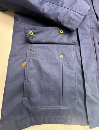 Columbia Interchange Omni-Tech Blue Hooded Jacket L NWOT
