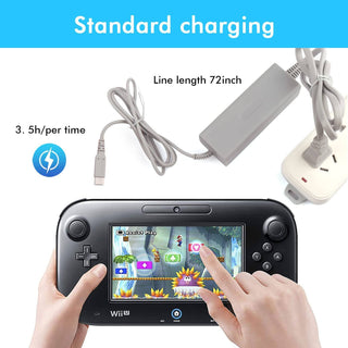 Wii U GamePad Charger AC Adapter Power Cord 4.75V 1.6A