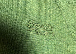 Superdry Orange Label Men's M Green Crewneck Knit Sweater M