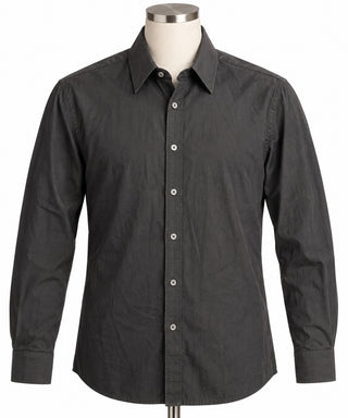 Hugo Boss Men's Black Button-Up Dress Shirt Size 17.5 / 44