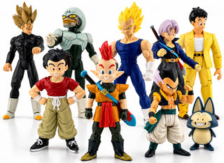 Vintage Bandai Dragon Ball Z Action Figure Lot of 9 - Super