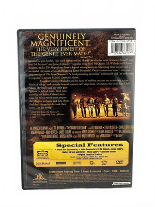 The Magnificent Seven Special Edition DVD - Classic Western Starring Yul Brynner