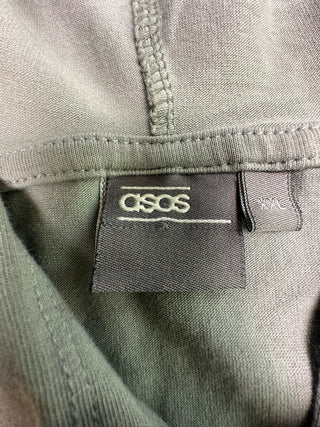 ASOS Men's XXL Olive Green Full Zip Hoodie Lightweight