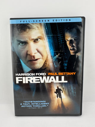 Firewall DVD Full-Screen Edition Starring Harrison Ford and Paul Bettany