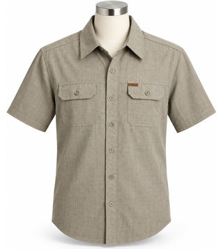 Orvis Classic Fit Short Sleeve Button-Up Shirt Size Large