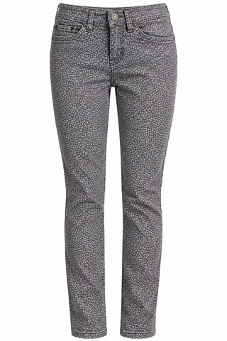 prAna Gray Print Skinny Jeans Women 8/29 Organic Cotton