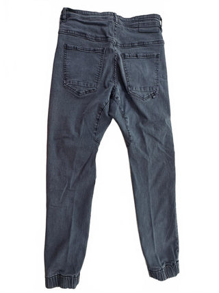 Cotton On Men's Slim Denim Jogger Jeans Washed Charcoal Gray