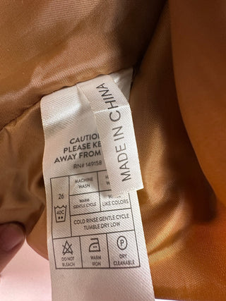 Nomad Craft+Flow Tan Aguilar Suede Snap Button Lined Jacket
