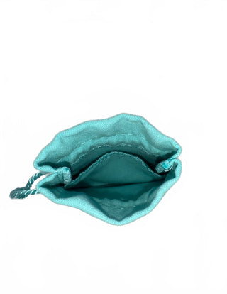 Tiffany & Co Blue Suede Jewelry Pouch Drawstring Dust Bag