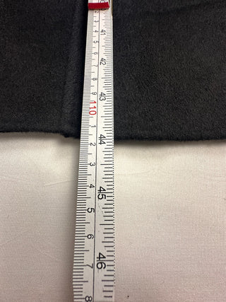 Classic Black Wool Long Coat with Two-Button Closure Tailor