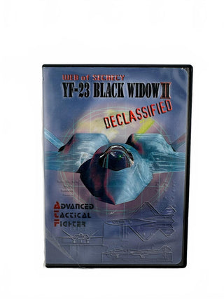 Web of Secrecy YF-23 Black Widow II Declassified DVD West Coast Images Very Good