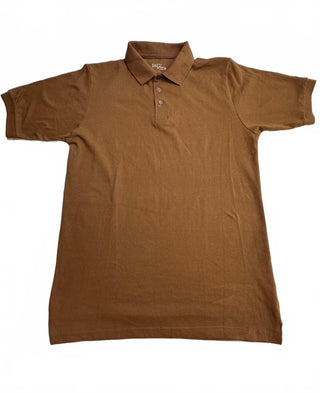 Galaxy by Harvic Classic Brown Polo Shirt Size Large