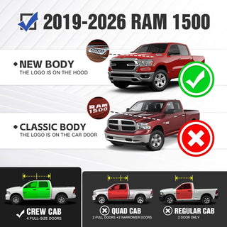SOENBOO Running-7009 Ram 1500 Crew Cab Steps 2019-2025