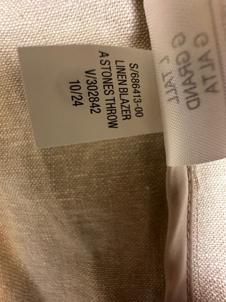Old Navy Men's Linen Blend Blazer Large Tall Beige