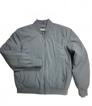 DKNY Men's Blue Bomber Jacket Medium Lightweight Streetwear