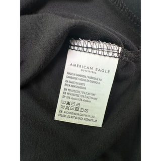 American Eagle Soft & Sexy Black Long Sleeve Turtleneck Top
