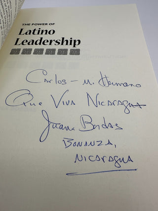 The Power of Latino Leadership Signed Juana Bordas Culture Inclusion Paperback