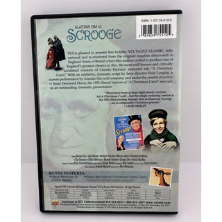 Scrooge DVD 1951 Alastair Sim A Christmas Carol VCI Vault Classics Colorized