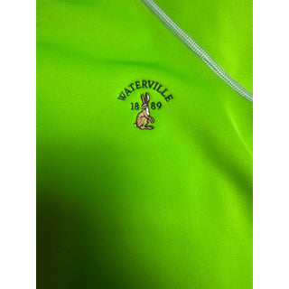 Sunice Women's M Golf Pullover 1/4 Zip Waterville 1889 Lime Green Athletic