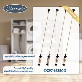 DC97-16350U DC97-16350D Washer Suspension Rods for Samsung 4 Pack 26.3"