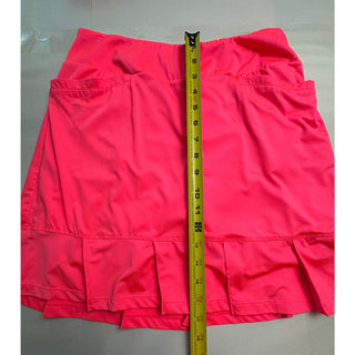 Tail Women’s Small Golf Outfit Zebra Print Sleeveless Polo Pink Ruffle Skort